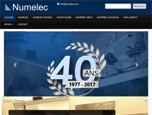 Tablet Screenshot of numelec.com